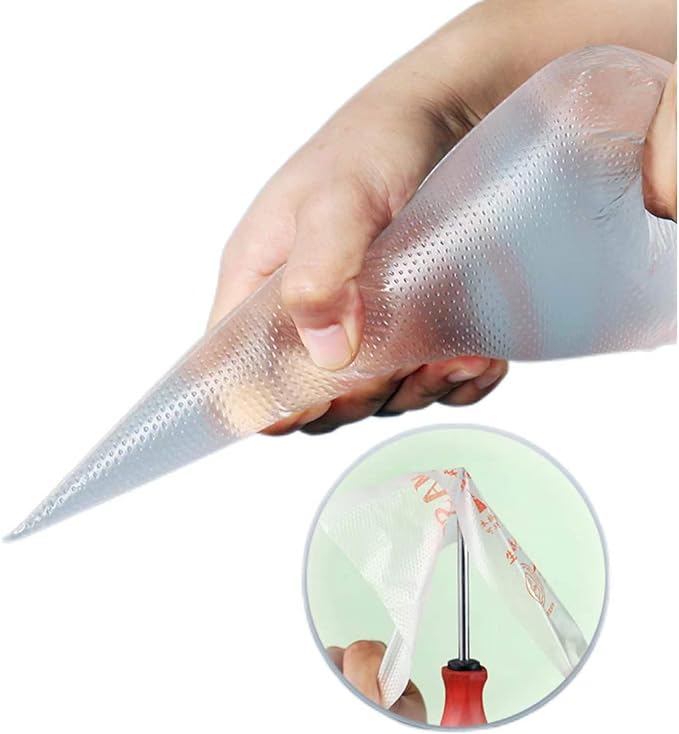 Piping Bags, 50pcs 12 Inch Disposable Anti-Burst Cake Decorating Bags, Non-Slip Pastry Bags for Cakes,Cream Frosting and Cookie Decorating