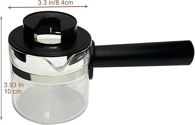 4 Cup Glass Espresso Coffee Carafe Compatible with Mr. Coffee, Krups, Salton, DeLonghi, Imusa, and espresso coffee maker Suitable for most espresso coffee makers on the market.