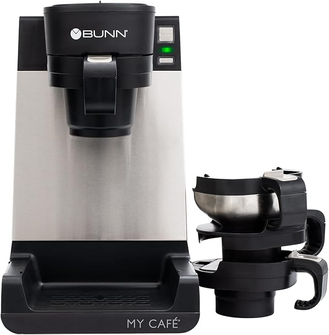 BUNN MCU My Cafe Single Cup Multi Use Coffee Brewer (Black/SST)