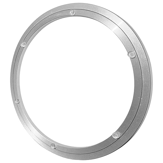 Lazy Susan Turntable for Cabinet,14 Inch Metal Lazy Susan Hardware, Aluminum Bearing Rotating Turntable Bearing Swivel Plate for Dining-Table
