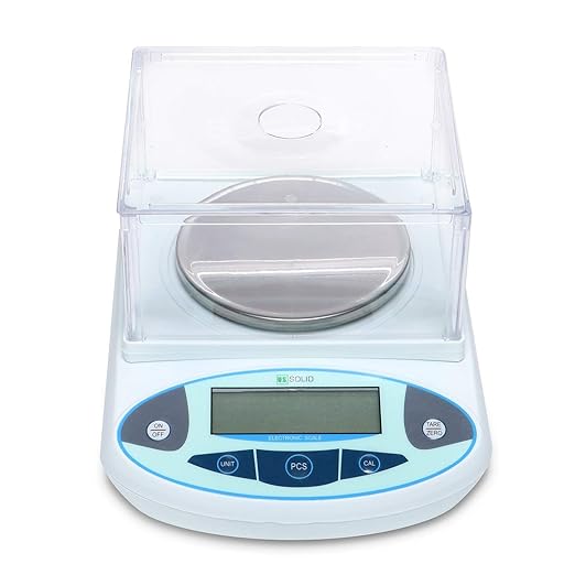 U.S. Solid Digital Precision Analytical Balance 1000g x 0.01g, High Precision Electronic Scale for Laboratory, Jewelry, Industrial Use