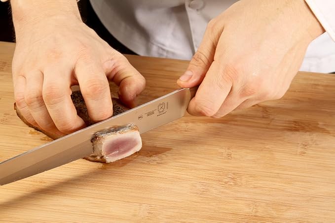 Mercer Culinary 8-Piece Renaissance Board 7 Magnetic Knife Set, 14 1/8 x 10 1/4, Stainless Steel