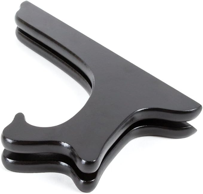 Fox Run Black vertical-plate-holders, 8-Inch, Wood