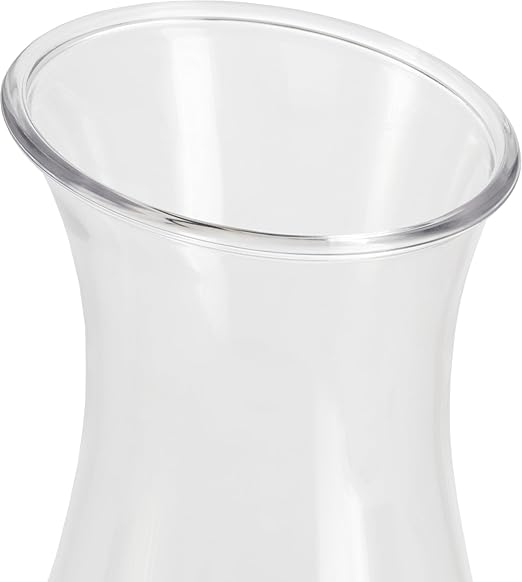 Carlisle FoodService Products 7090207 Cascata Carafe Juice Jar Beverage Decanter Only, Plastic, 1 L, Clear