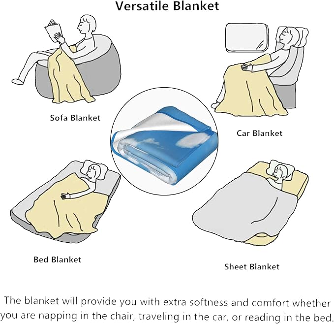 Funny Koala Plush Throw Blanket - Soft, Comfy, Lightweight, Warm, and Fuzzy - Ideal Gift for Men and Boys - Perfect for Couch, Bedroom, Travel, Bed - 50x60 inches
