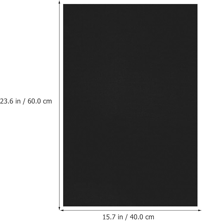 9pcs Non-stick Oven Liners Grill Baking Mats 60x40cm Heat Resistant Reusable Roaster Liners for Air Fryer and Oven Bottom Protection