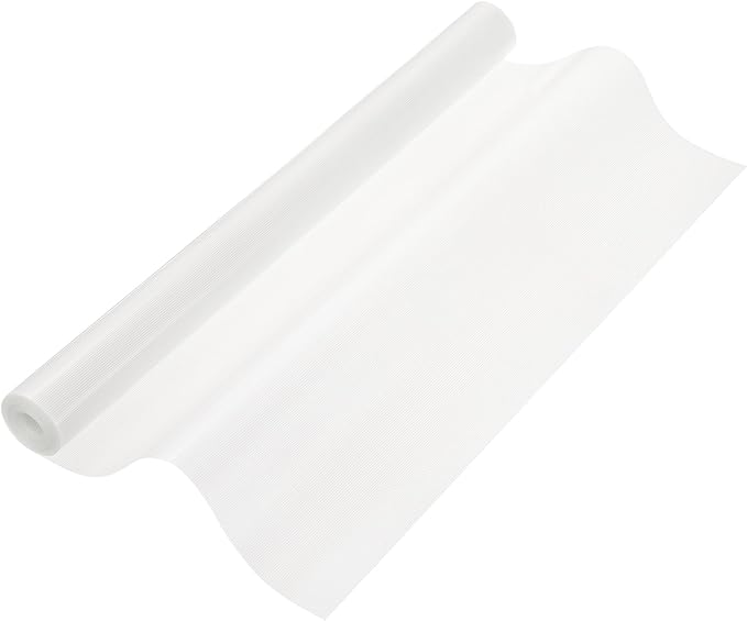 uxcell 15.7IN x 7.9FT Silicone Baking Mat Rolls, Heat Resistant Baking Mats, Non-Stick Pastry Mats, Non-Slip Countertop Mats, Refrigerator Liners White