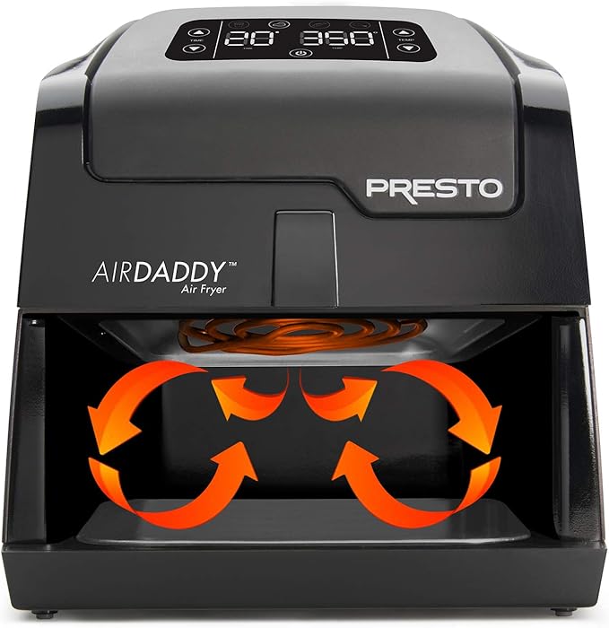 Presto 03422 Digital AirDaddy, 4.2 Quart Electric Air Fryer