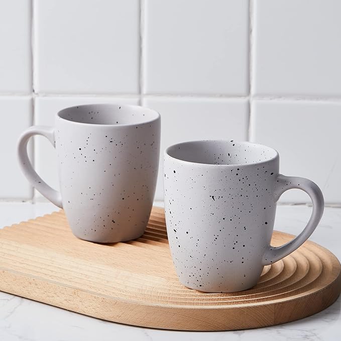 Stone lain Jade Stoneware Dinnerware Set, 32-Piece Service for 8, Light Gray