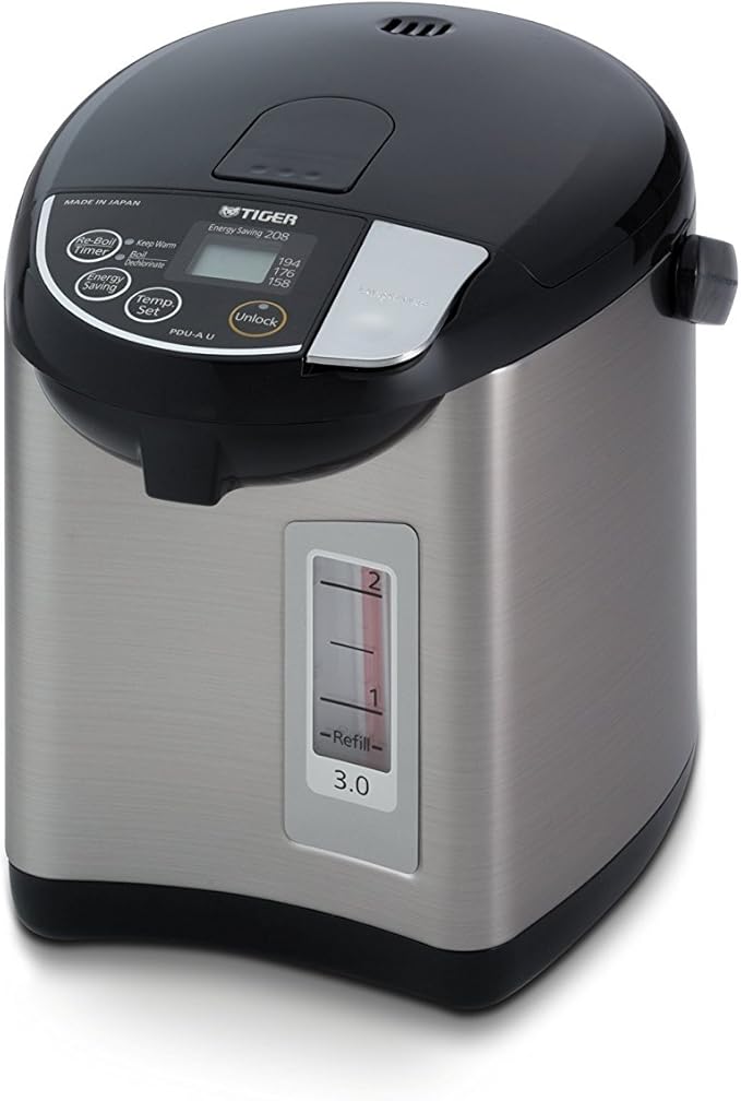Tiger PDU-A30U-K Electric Water Boiler and Warmer + Tiger JAX-T10U-K 5.5-Cup Micom Rice Cooker