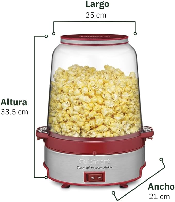 Cuisinart EasyPop Popcorn Maker, Red, CPM-700NAS