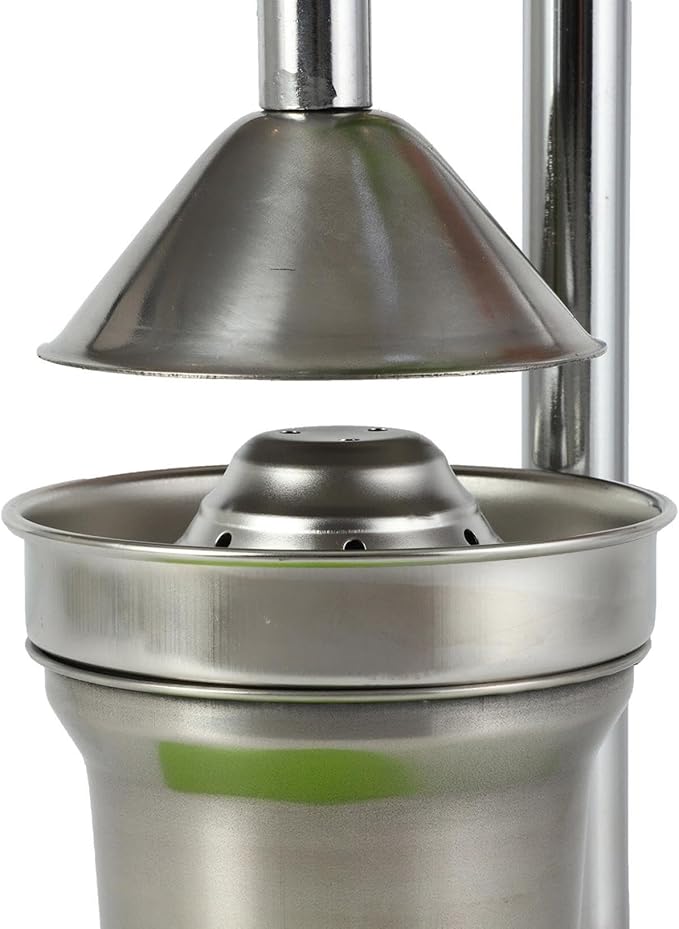 Cast Iron Hand Juicer, Manual Citrus Press, Heavy Duty Lime Lemon Orange Juicer for Fresh Juice, Easy Clean