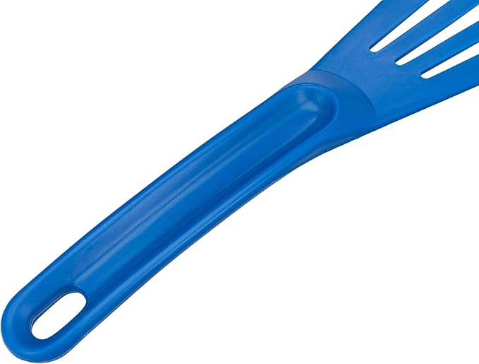 Matfer Bourgeat Exoglass® High Temperature Pelton Spatula, Blue
