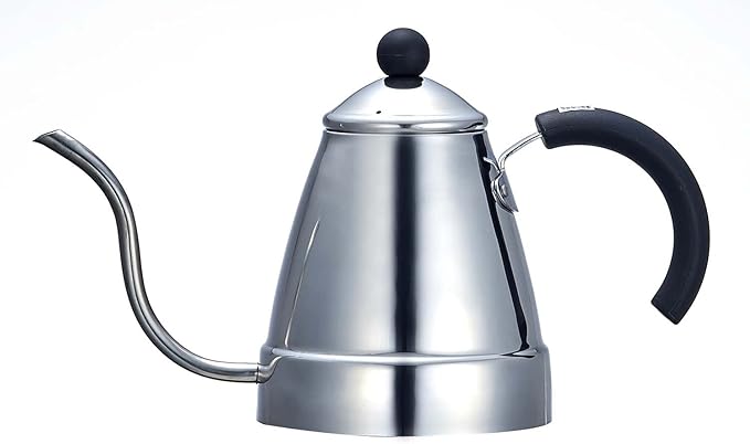 Pearl Metal H-1006 Coffee Drip Pot, 0.4 gal (1.4 L), Induction Compatible, Stainless Steel, Aromatic