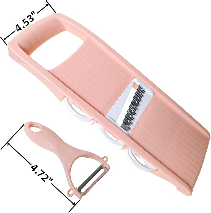 Mandoline Slicer for Kitchen 7-in-1 Mandoline Food Slicer,Potato/Cheese/Vegetable/Carrot/Cucumber Grater,Cutter, Grinder,Waffle Fry Cutter,Julienne Peeler