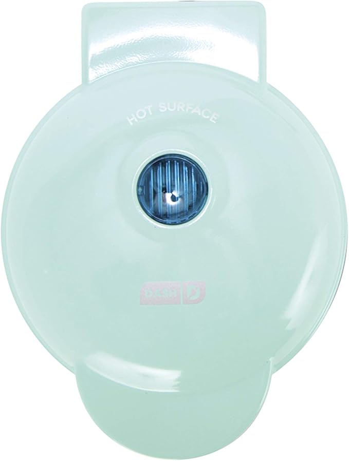 Dash Mini Maker Set - Customized Treat Maker - Supports Multi-Function Cooking - Easy Cleanup and User-Friendly Design - White, Aqua & Red - Waffle, Grill & Griddle Irons