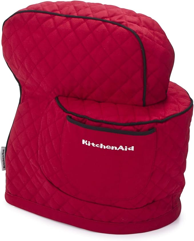 KitchenAid KSMCT1ER Fitted Stand Mixer Cover, Empire Red, 1"