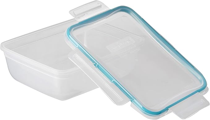Snapware Plastic Total Solutions (10-Pack, Mixed Sizes) Food Storage Containers Set, Airtight & Leakproof Plastic Locking BPA-Free Lids Tupperware, Freezer Dishwasher Microwave Safe