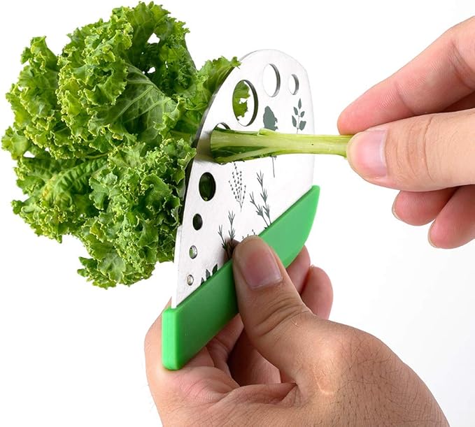 BENEKIY Scissors Herb Stripper Tools Kits 5-Blades Stainless Steel Scissors with Kitchen Herb Stripping Tool, Safe Cover, Cleaning Comb Multipurpose Kitchen Chopping Shear, Mincer