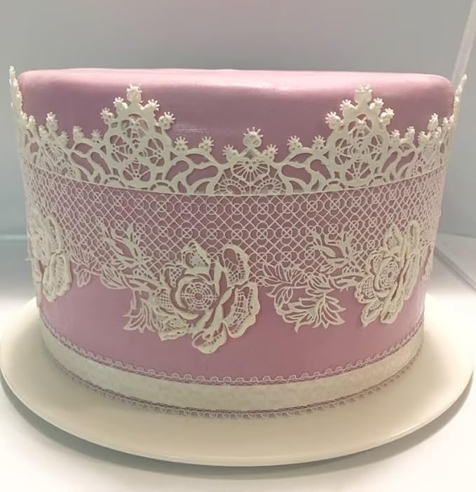 sugar edible wedding floral flower lace cake silicone Embossing Mat Texture fondant impression lace mat decorating mold gum paste cupcake topper icing candy imprint baking moulds craft