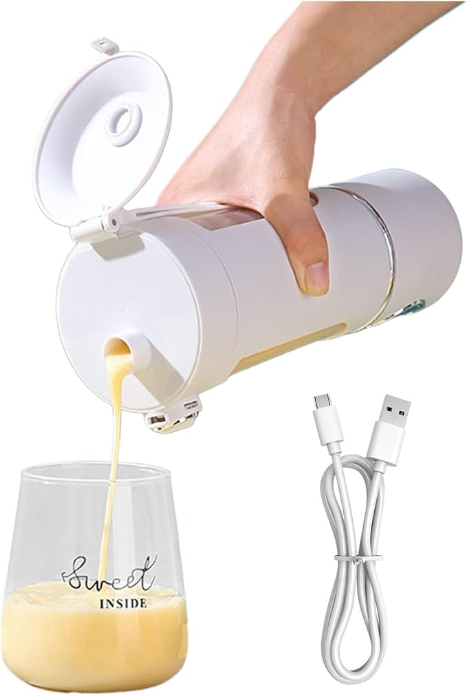 Electric Blender Cup,700ml Mini Kitchen Fruit Blender | Electric Vegetable Juicer,for Women Men Teens Adults Kitchen Gym Travel Dormitory Apartment Hotel School