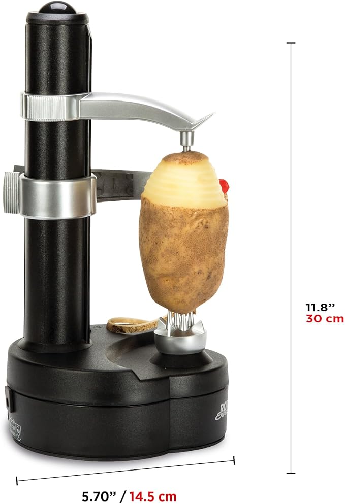 Starfrit Rotato Express Electric Peeler - 2 Spare Blades - Safe & Easy to Use - Effortlessly Peels Vegetables and Fruit,(Pack of 6)