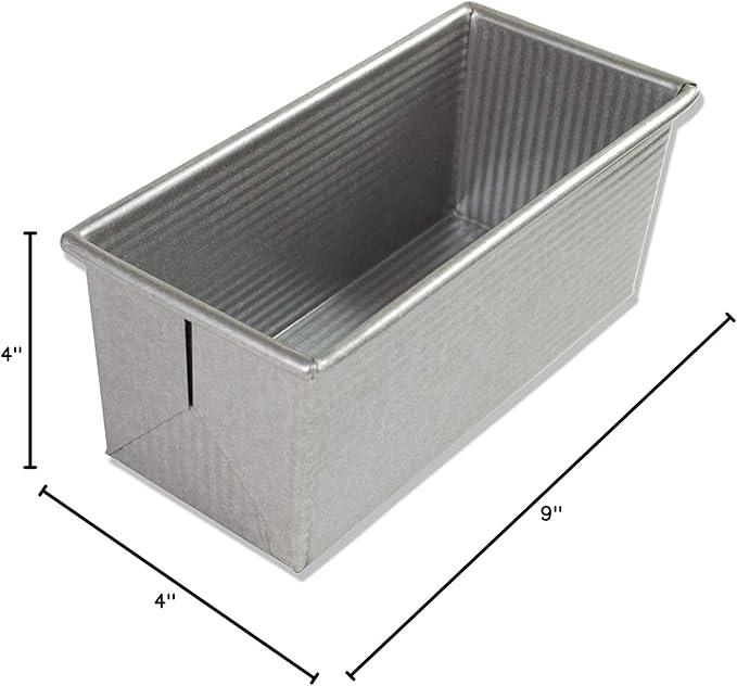 USA Pan Bakeware Pullman Loaf Pan, Small