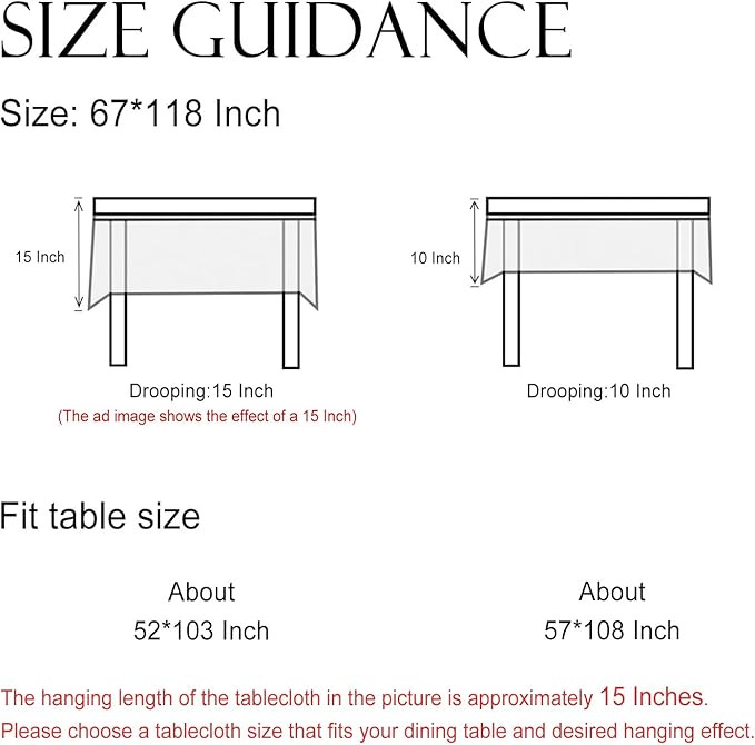 ISAENNE Designer Provence Floral Extra Long Tablecloth Rectangle,Linen Colorful Washable Indoor Table Cloth,Durable Decor Tablecloths for Dining Thanksgiving Kitchen Christmas,67"*118"-Ratina