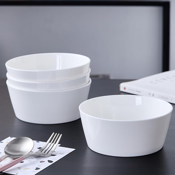 Stone Lain Madeline Formal Bone China Dinnerware Set 32 Piece Service for 8, White