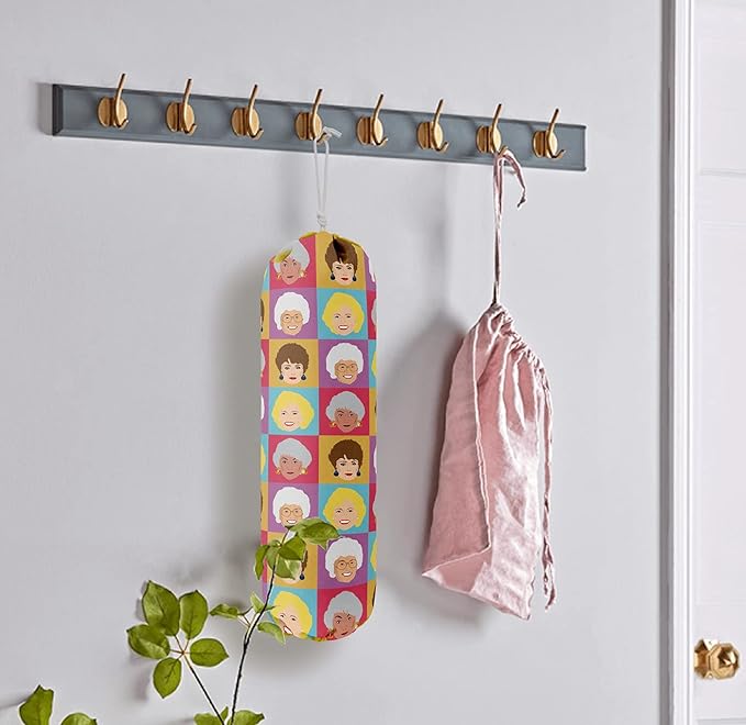 Golden Girls, Grocery Bags Holder Organizer For Shopping Bags, Wall Mount Plastic Bags Storage Container Dispensers, Gift For The Preferred Family And Friends