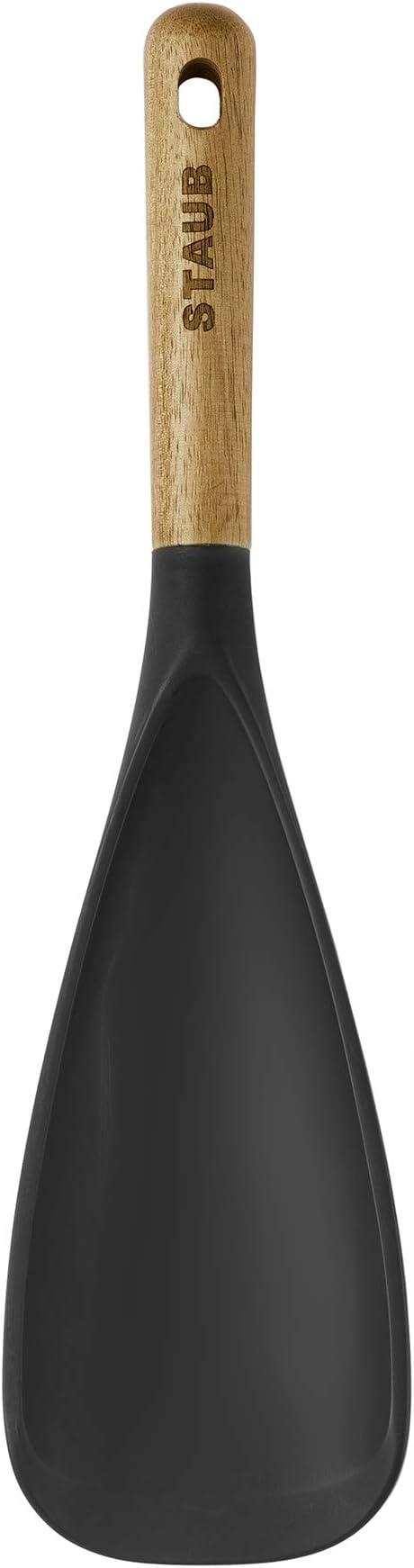 Twin Cooking Spoon, Matte Black (4 Pack)