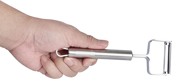 Restaurantware-German Standard 6.6 Inch Vegetable Peeler, 1 Y Peeler For Potato - Ultra Sharp Blade, Ergonomic Handle, Stainless Steel, Dishwashable, For Fruit, Zucchini, Carrot, Or, More