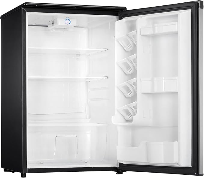 Danby DAR044A4BSLDD 4.4 cu. ft. Compact Fridge in Stainless Steel