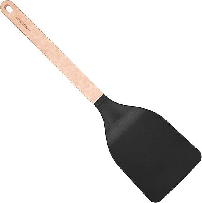 Gourmet Series Lrg Nylon Turner-Natural Handle with Black Head