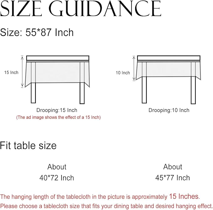 ISAENNE Designer French Pale Yellow Rectangular Tablecloth,Linen Floral Table Cloth,Wrinkle Resistant Decor Tablecloths for Dining Thanksgiving Banquet Kitchen Party,55"*87"-Estevan A