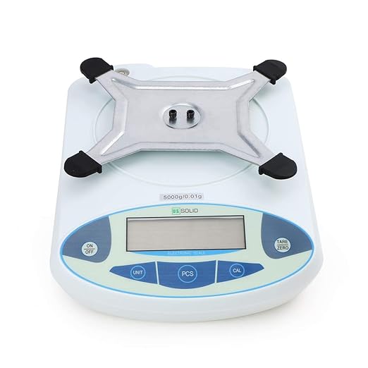 U.S. Solid Digital Precision Analytical Balance 5000g x 0.01g, High Precision Electronic Scale for Laboratory, Jewelry, Industrial Use