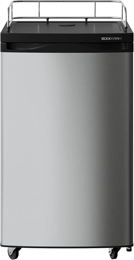 EdgeStar BR2001SS Ultra Low Temp Stainless Steel Refrigerator for Kegerator Conversion