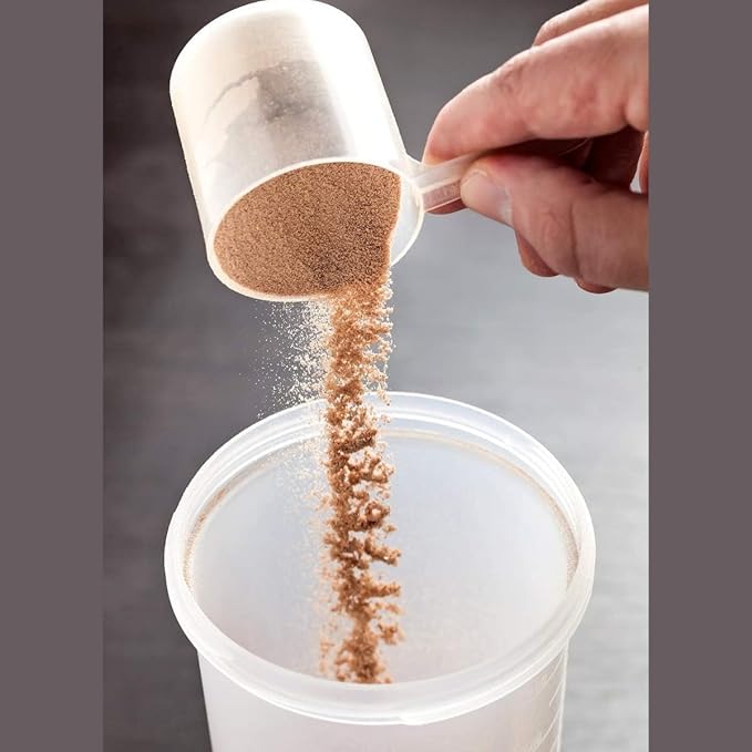 Plastic Measuring Scoop, 2 teaspoon (BOWL 10 cc | 10 mL) Long Handle Spoons for Powders, Granules, Coffee, Pet Food, Baking Supplies, Protein and Other Dry Goods, BPA Free (Set of 10)