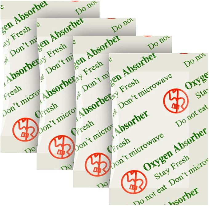 VacYaYa 200CC(110-Pack) Food Grade Oxygen Absorber Packets for Home Made Jerky