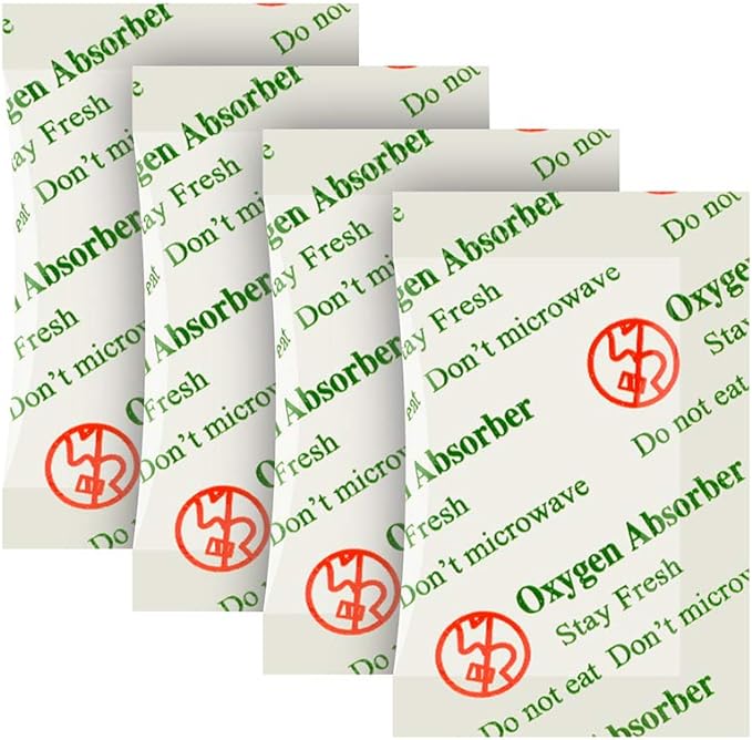 VacYaYa 100CC(110-Pack) Food Grade Oxygen Absorbers Packets for Home Made Jerky and Long Term Food Storage