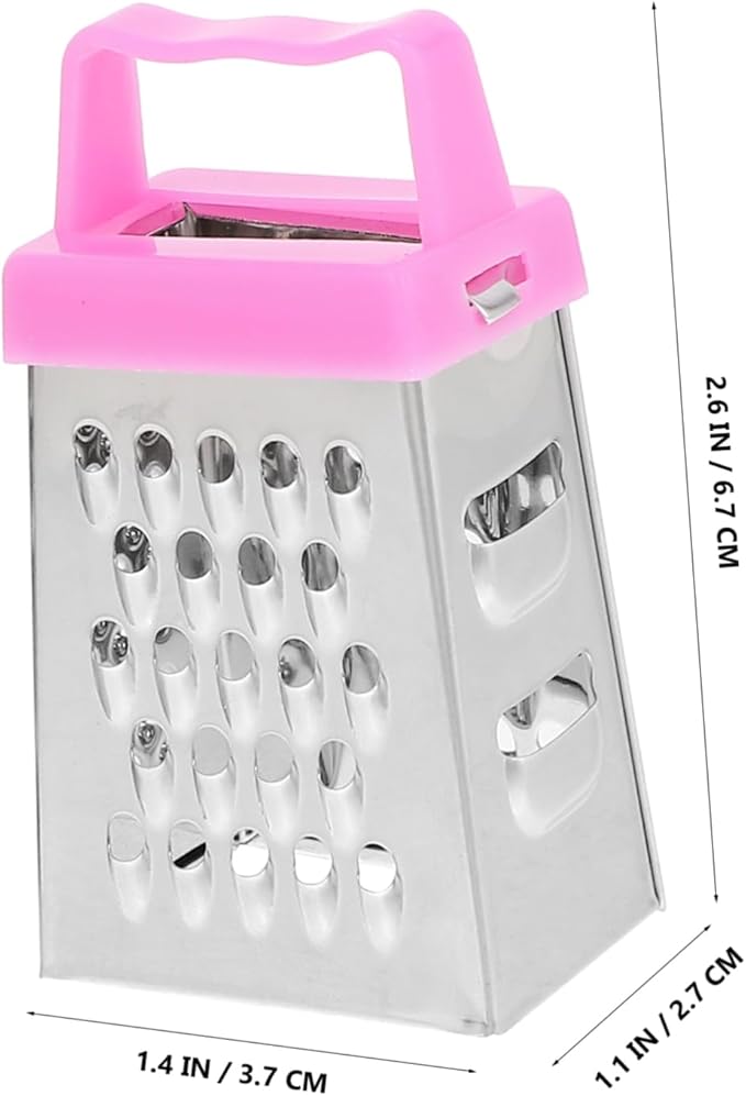 PRETYZOOM 6pcs Grater Stainless Steel Garlic Tool Mini Slicer Vegetable Grater Multi-use Strong Comfortable to Hold