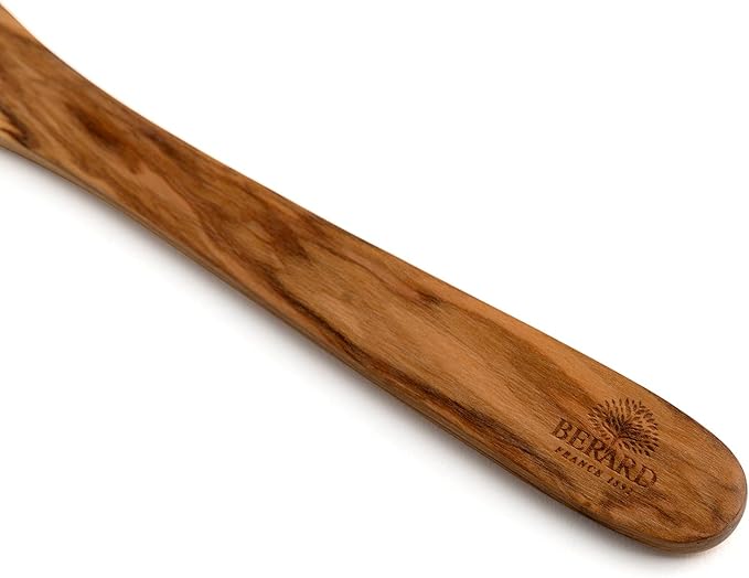 Berard Olive Wood Curved Spatula, Beige, 32 x 22 x 22 cm