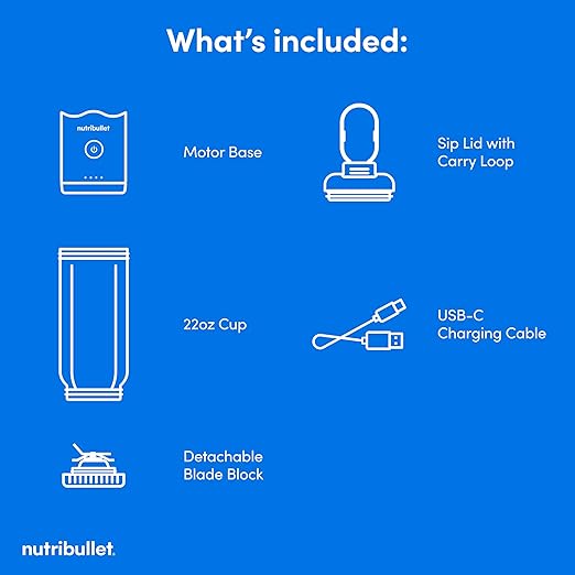 nutribullet Flex Portable Blender NBPB50200DB, Orchid Purple