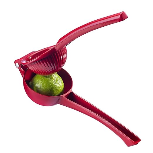 Westmark 30952270 Lemon Squeezer, Sturdy Lemon juicer Professional Citrus Press Red Manual Non Slip Lime Juicer Good for Healthy Drinks, Lemons, Lime Juicer