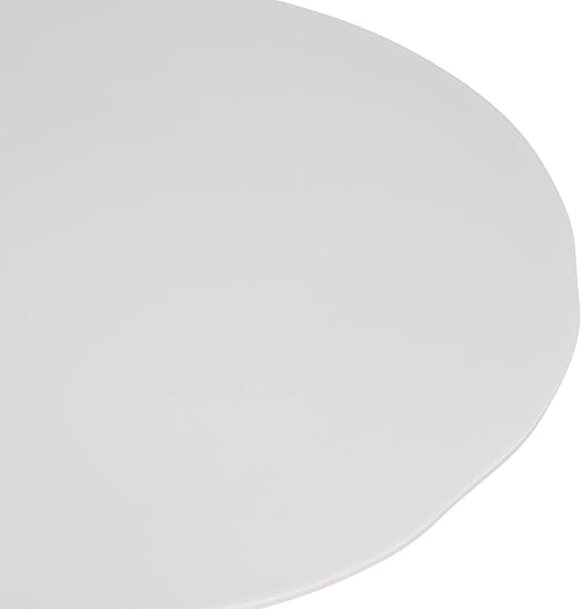 Carlisle FoodService Products Ridge Reusable Plate Rimless Plate for Home and Restaurant, Melamine, 11 Inches, Cement