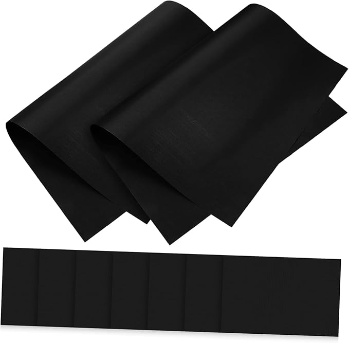 BESTOYARD 9pcs Non-stick Oven Mats for Bottom of Oven Gas Stove Reusable Baking Liners High-temperature Resistant Cooking Mats for Even Heating Easy to Clean Trim