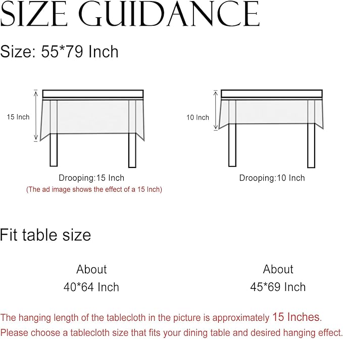 ISAENNE Designer Chinoiserie Linen Floral Table Cloth for Rectangle Table,White Wrinkle Resistant Tablecloth,Elegant Decor Tablecloths for Dining Thanksgiving Kitchen Party,55"*79"-Daffy