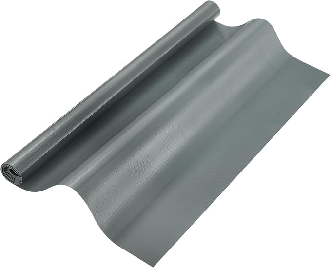 uxcell 15.7IN x 3.9FT Silicone Baking Mat Rolls, Heat Resistant Baking Mats, Non-Stick Pastry Mats, Non-Slip Countertop Mats, Refrigerator Liners Grey