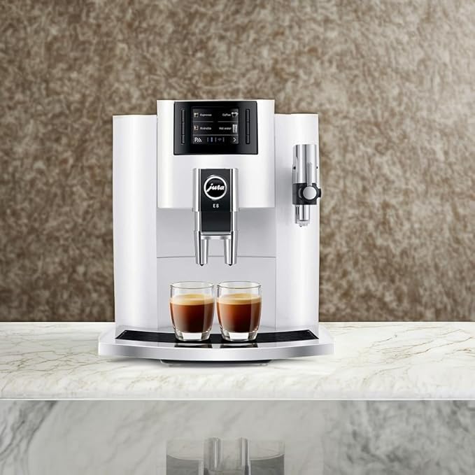Jura E8 Espresso Coffee Machine (White)