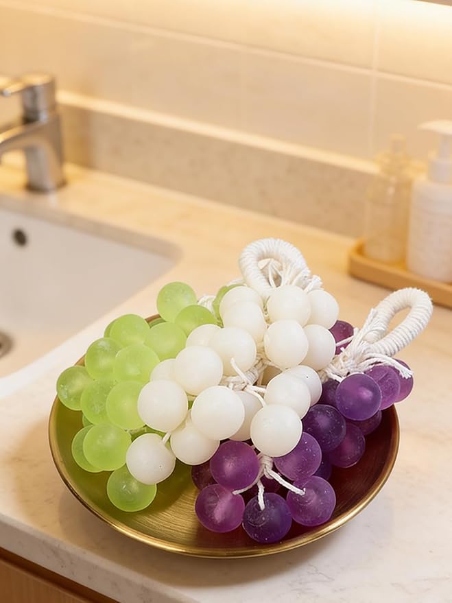 5 Cavity Grape Silicone Mold – Silicone Fruit Mold for Chocolate, Candy, Fondant, Candle, Soap, Resin & Cake Decor, 3D DIY Baking Tool for Parties & Gifts (Grape)